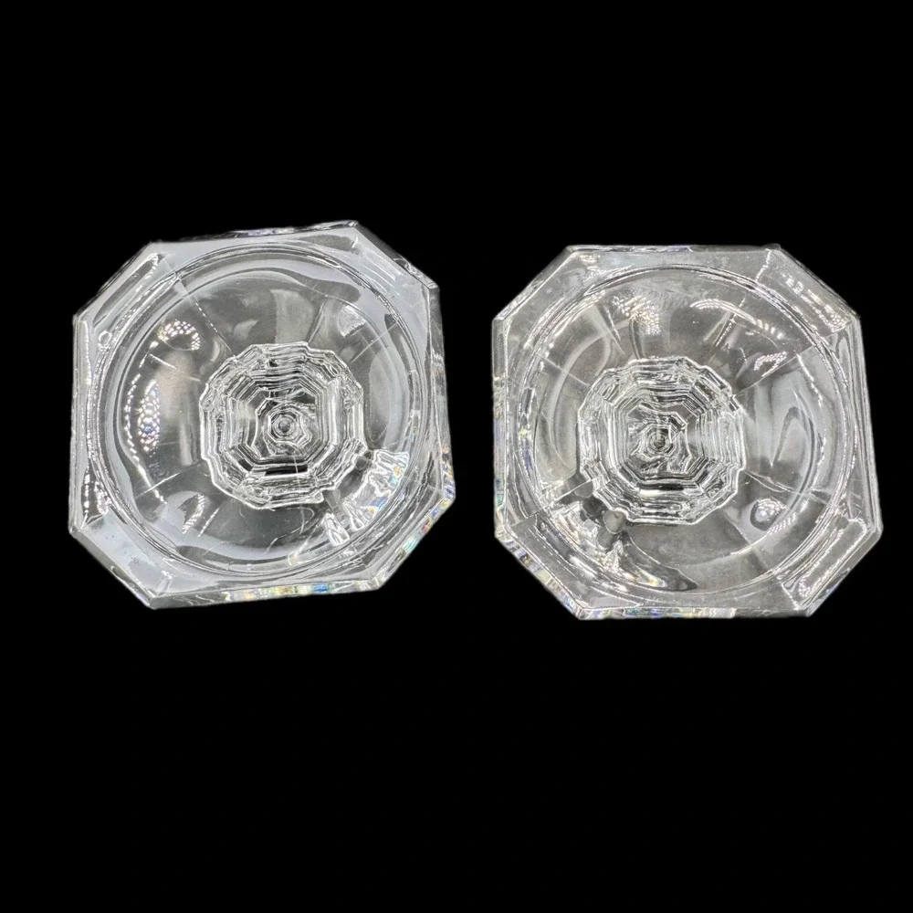 Candle Holder Clear Glass 3.5
